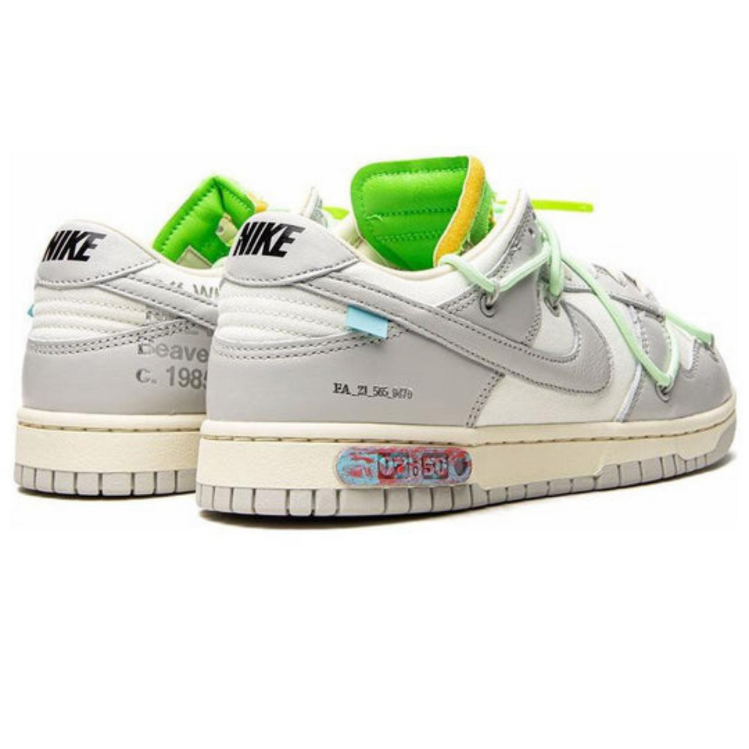 Off-White x Nike Dunk Low 'Lot 07 of 50'- Streetwear Fashion - ellesey.com