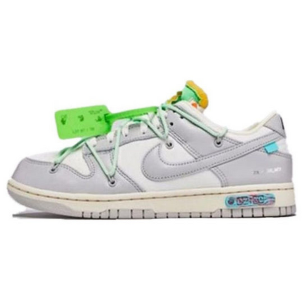 Off-White x Nike Dunk Low 'Lot 07 of 50'- Streetwear Fashion - ellesey.com