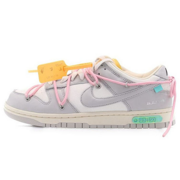 Off-White x Nike Dunk Low 'Lot 09 of 50'- Streetwear Fashion - ellesey.com
