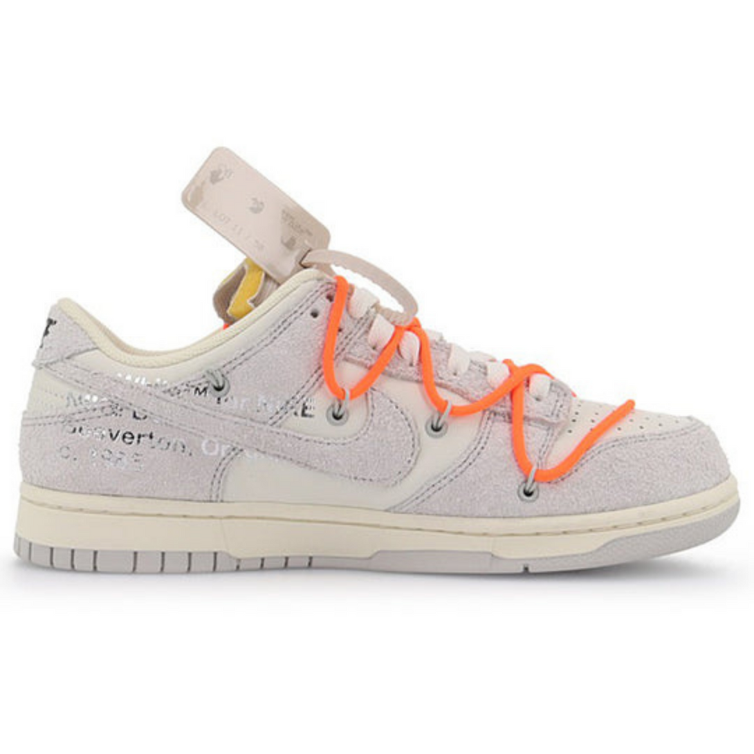 Off-White x Nike Dunk Low 'Lot 11 of 50'- Streetwear Fashion - ellesey.com