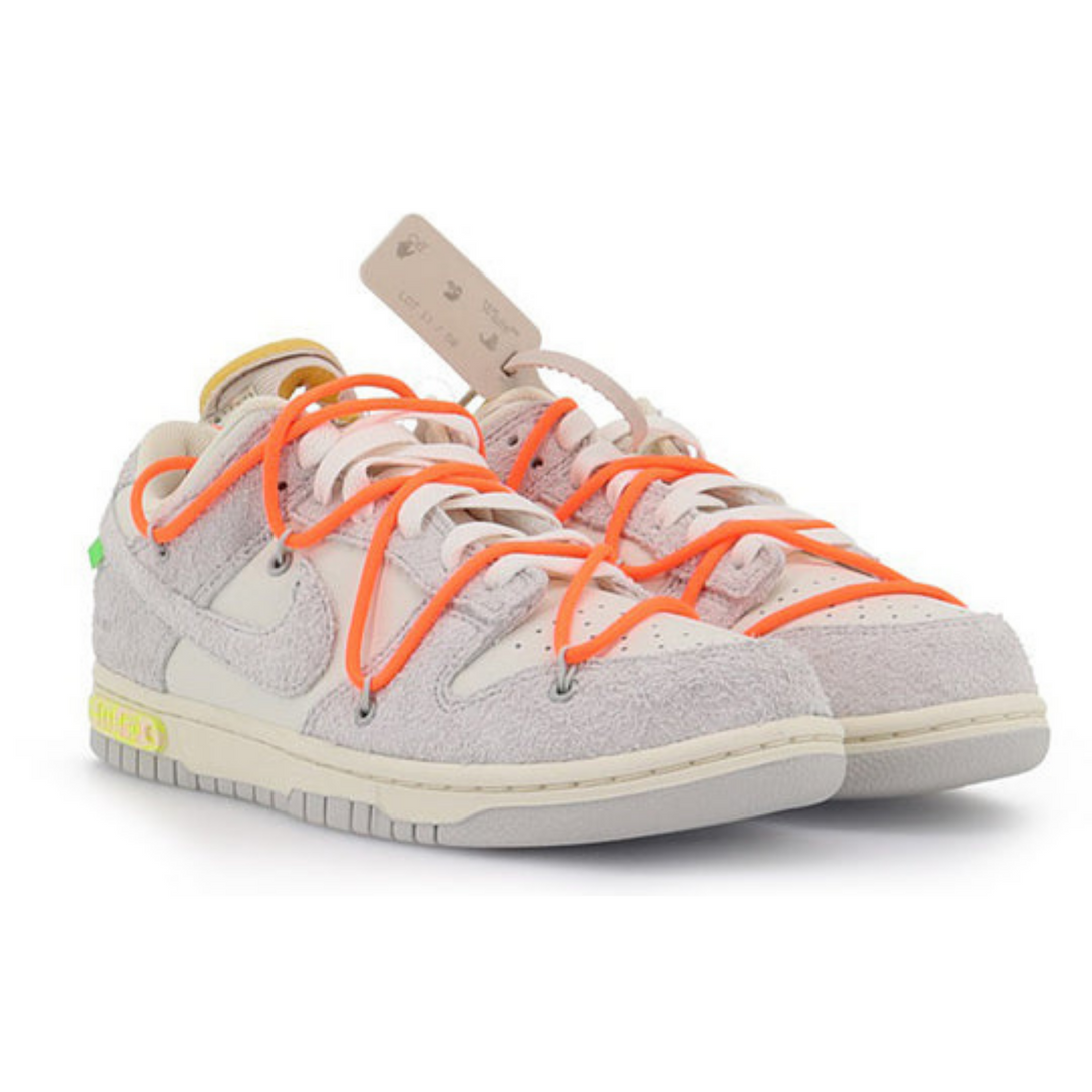 Off-White x Nike Dunk Low 'Lot 11 of 50'- Streetwear Fashion - ellesey.com