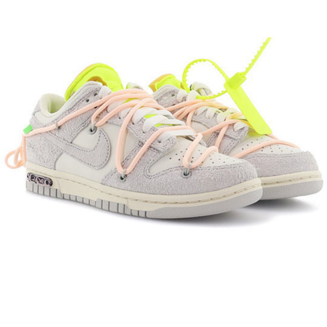 Off-White x Nike Dunk Low 'Lot 12 of 50'- Streetwear Fashion - ellesey.com