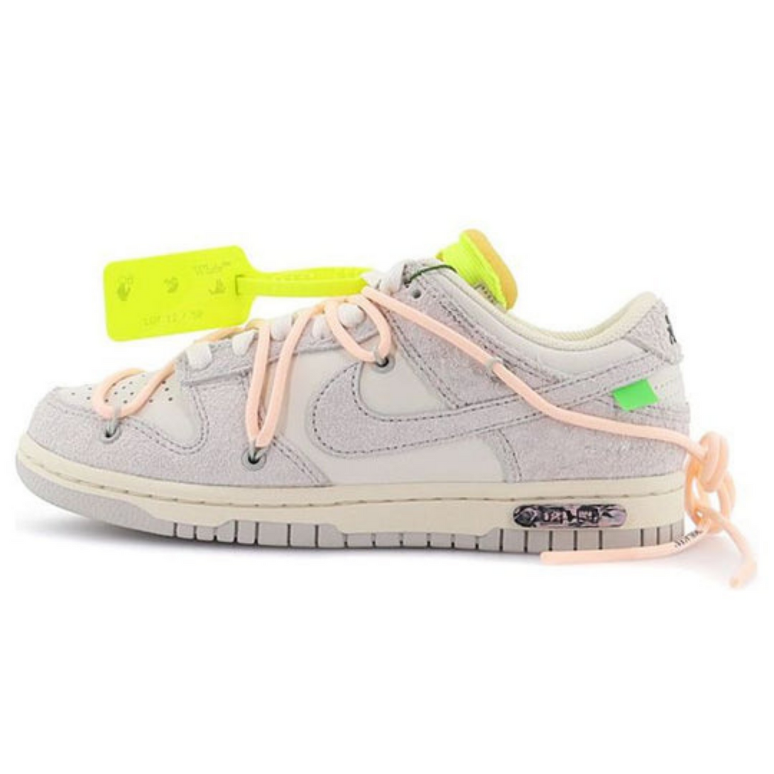 Off-White x Nike Dunk Low 'Lot 12 of 50'- Streetwear Fashion - ellesey.com