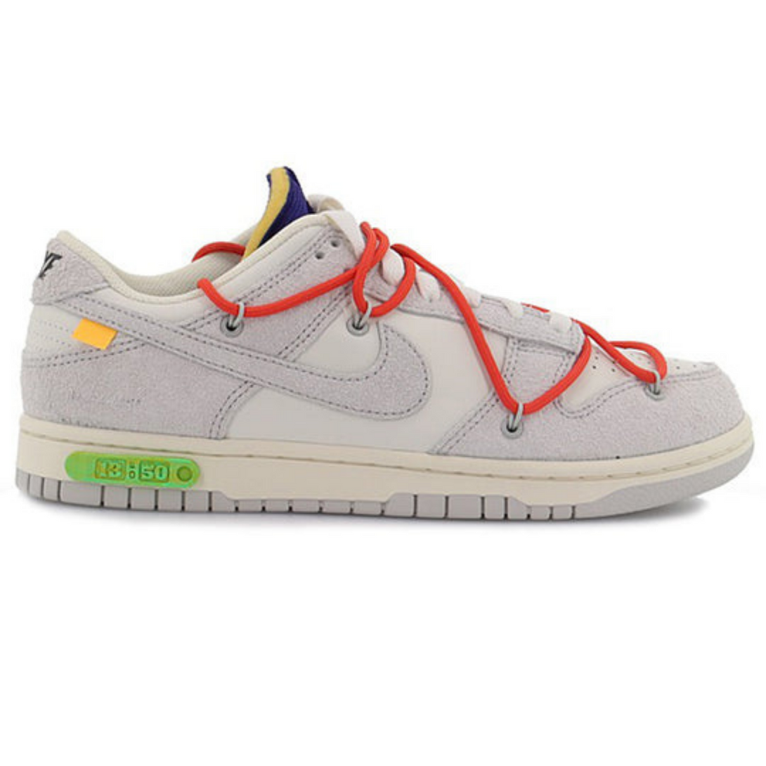 Off-White x Nike Dunk Low 'Lot 13 of 50'- Streetwear Fashion - ellesey.com
