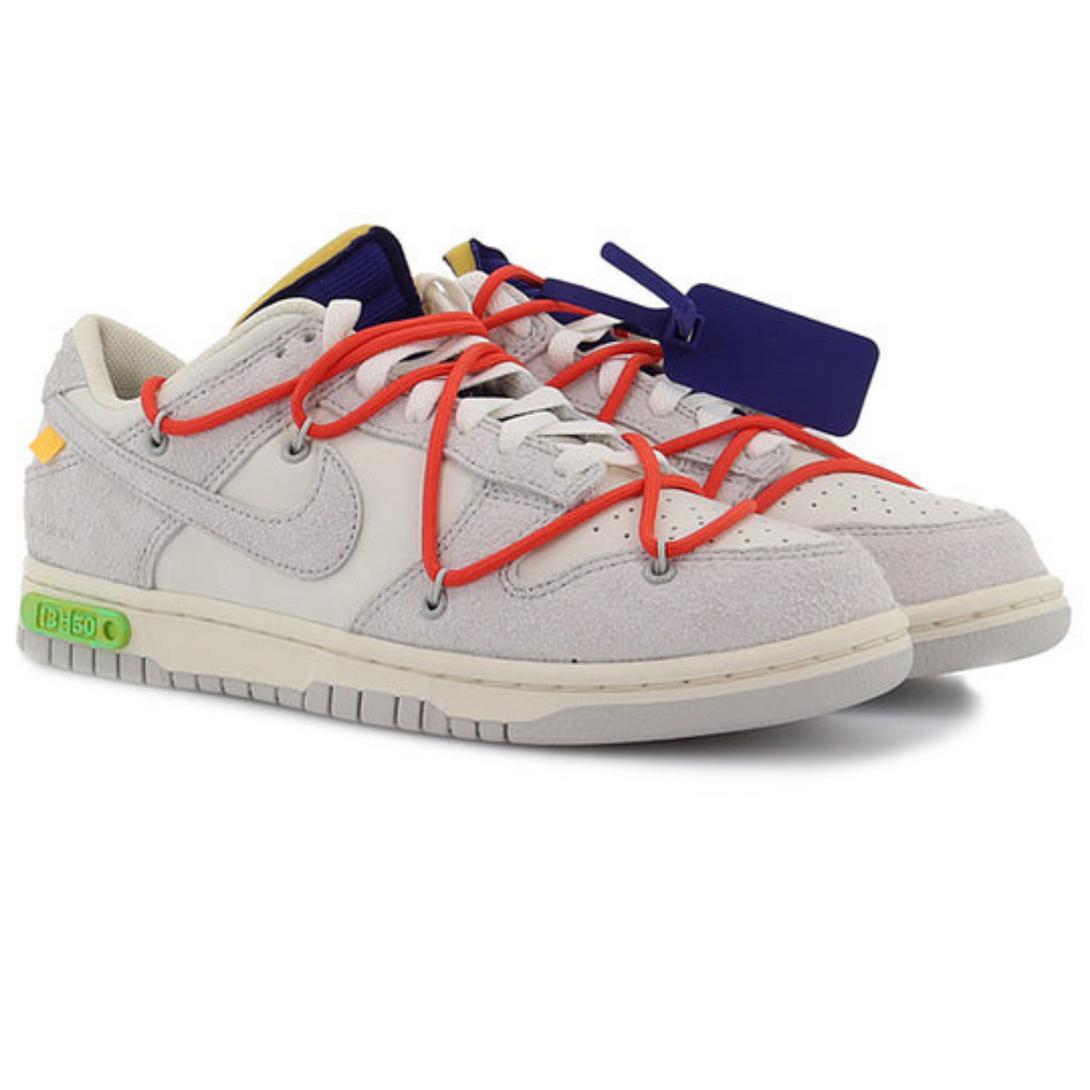 Off-White x Nike Dunk Low 'Lot 13 of 50'- Streetwear Fashion - ellesey.com