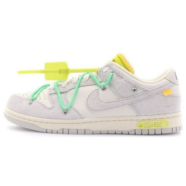 Off-White x Nike Dunk Low 'Lot 14 of 50'- Streetwear Fashion - ellesey.com