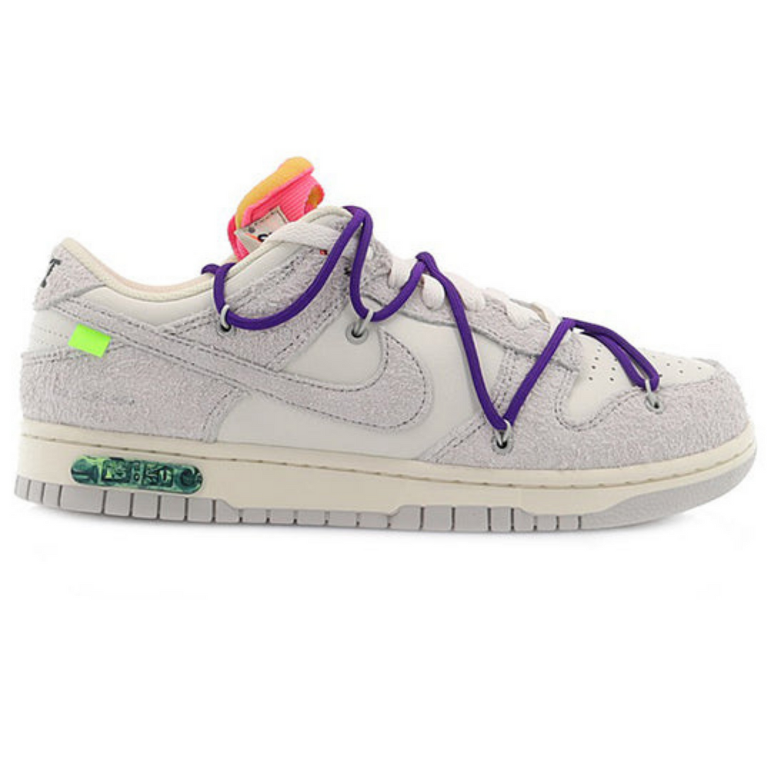 Off-White x Nike Dunk Low 'Lot 15 of 50'- Streetwear Fashion - ellesey.com