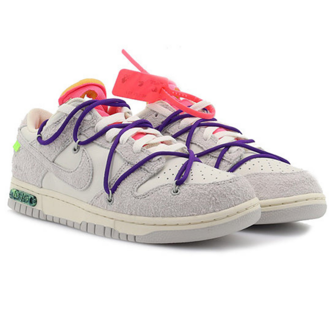 Off-White x Nike Dunk Low 'Lot 15 of 50'- Streetwear Fashion - ellesey.com