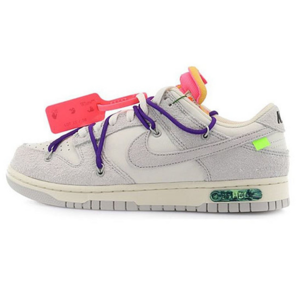 Off-White x Nike Dunk Low 'Lot 15 of 50'- Streetwear Fashion - ellesey.com