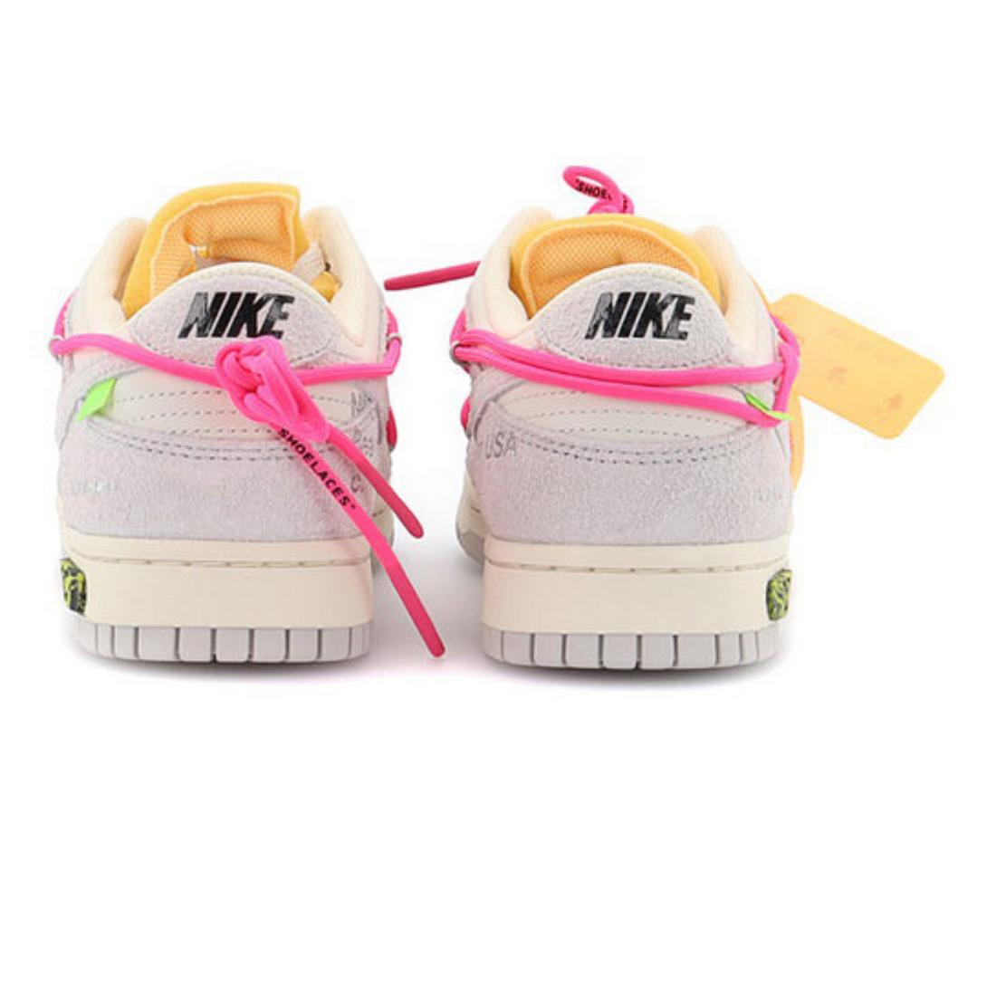 Off-White x Nike Dunk Low 'Lot 17 of 50'- Streetwear Fashion - ellesey.com