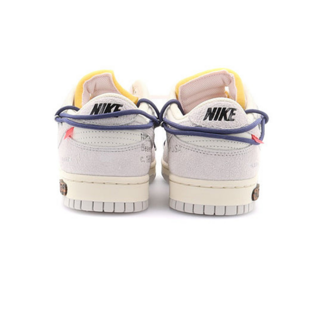 Off-White x Nike Dunk Low 'Lot 18 of 50'- Streetwear Fashion - ellesey.com