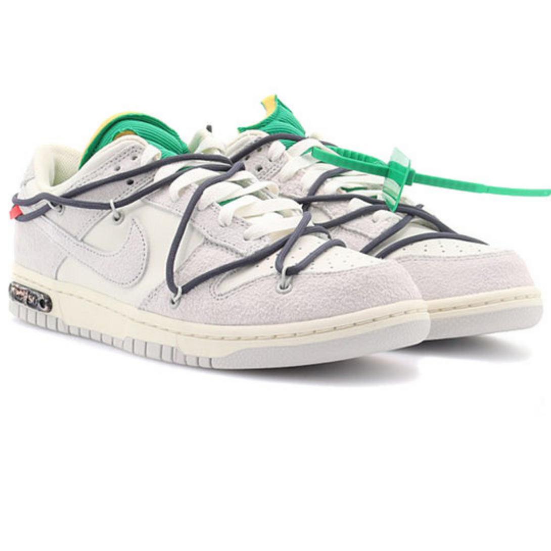 Off-White x Nike Dunk Low 'Lot 20 of 50'- Streetwear Fashion - ellesey.com