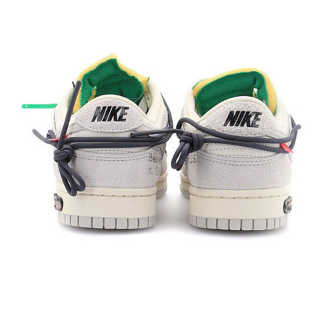 Off-White x Nike Dunk Low 'Lot 20 of 50'- Streetwear Fashion - ellesey.com