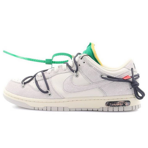 Off-White x Nike Dunk Low 'Lot 20 of 50'- Streetwear Fashion - ellesey.com