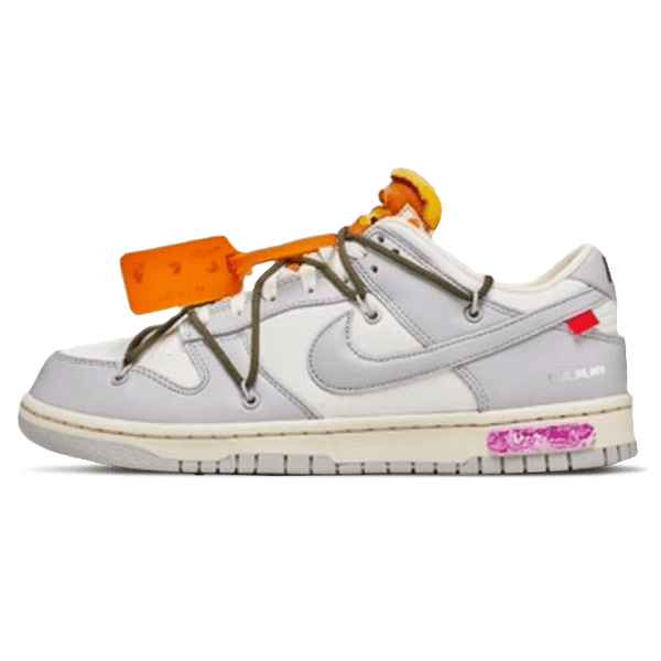 Off-White x Nike Dunk Low 'Lot 22 of 50'- Streetwear Fashion - ellesey.com