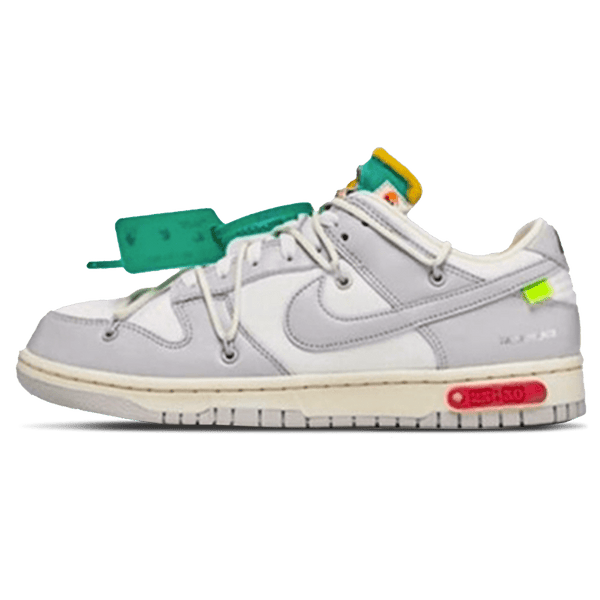 Off-White x Nike Dunk Low 'Lot 25 of 50'- Streetwear Fashion - ellesey.com