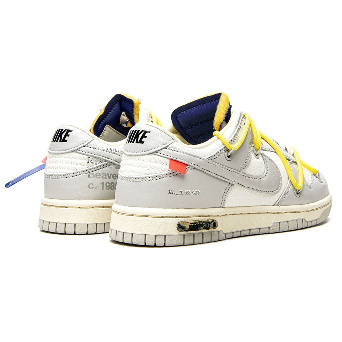 Off-White x Nike Dunk Low 'Lot 27 of 50'- Streetwear Fashion - ellesey.com