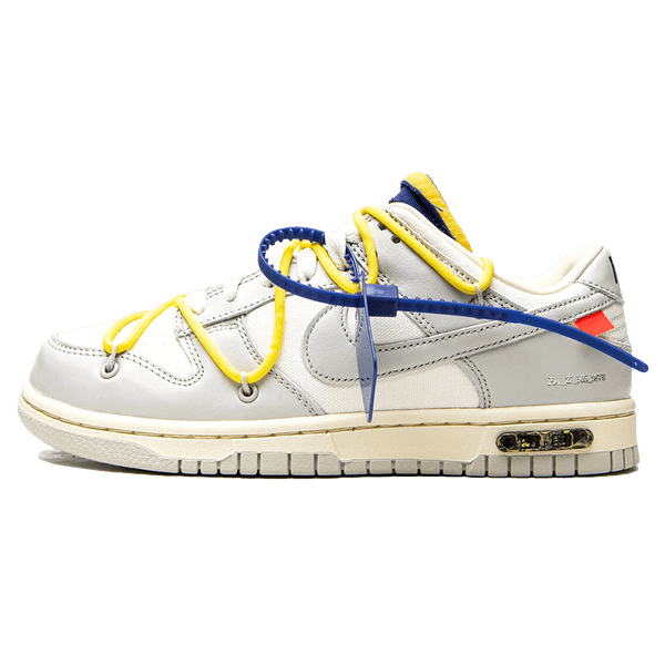 Off-White x Nike Dunk Low 'Lot 27 of 50'- Streetwear Fashion - ellesey.com