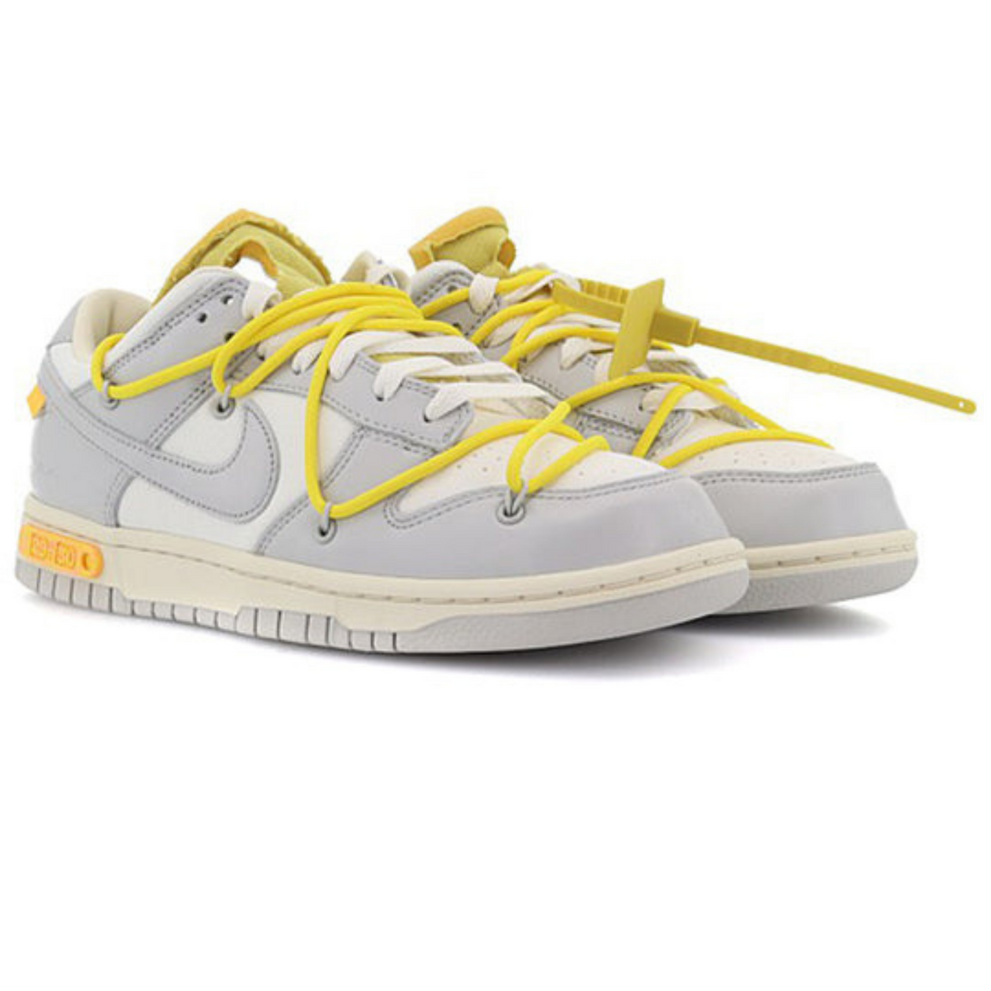 Off-White x Nike Dunk Low 'Lot 29 of 50'- Streetwear Fashion - ellesey.com