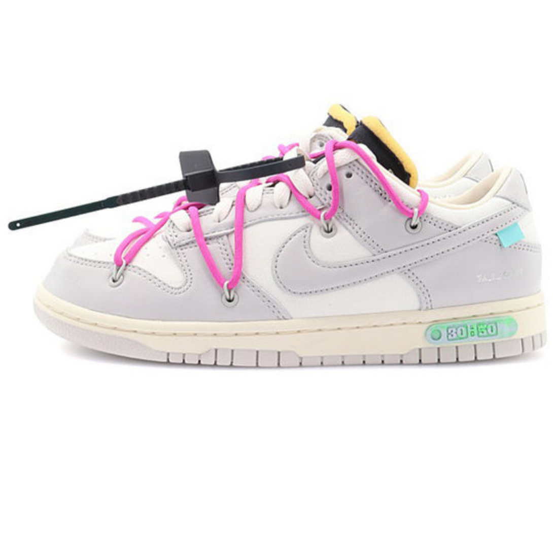 Off-White x Nike Dunk Low 'Lot 30 of 50'- Streetwear Fashion - ellesey.com