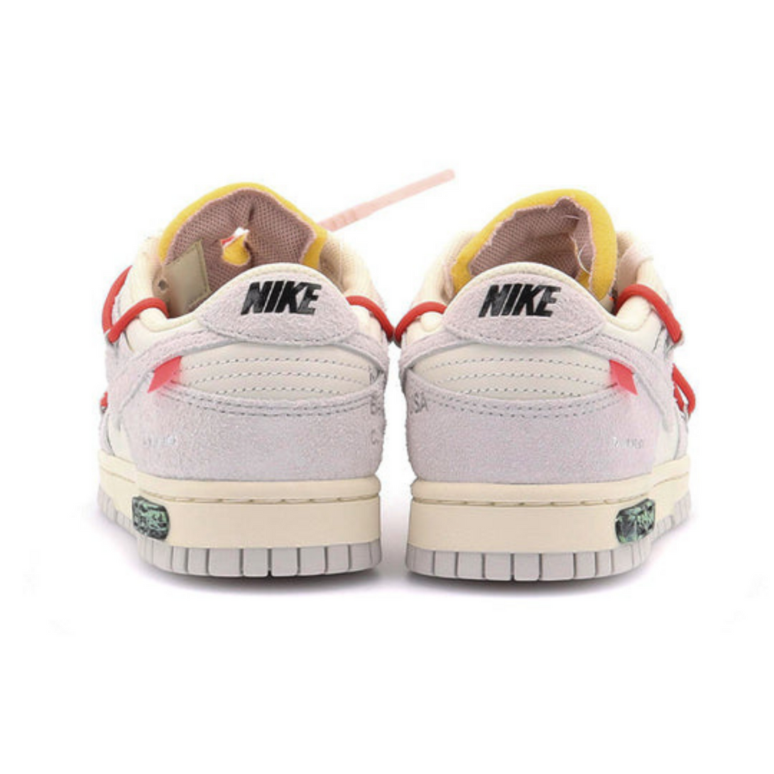 Off-White x Nike Dunk Low 'Lot 33 of 50'- Streetwear Fashion - ellesey.com