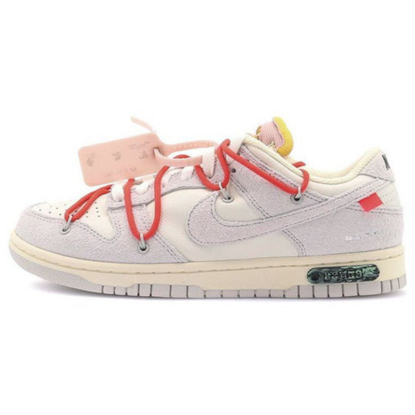 Off-White x Nike Dunk Low 'Lot 33 of 50'- Streetwear Fashion - ellesey.com