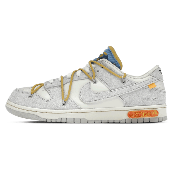 Off-White x Nike Dunk Low 'Lot 34 of 50'- Streetwear Fashion - ellesey.com