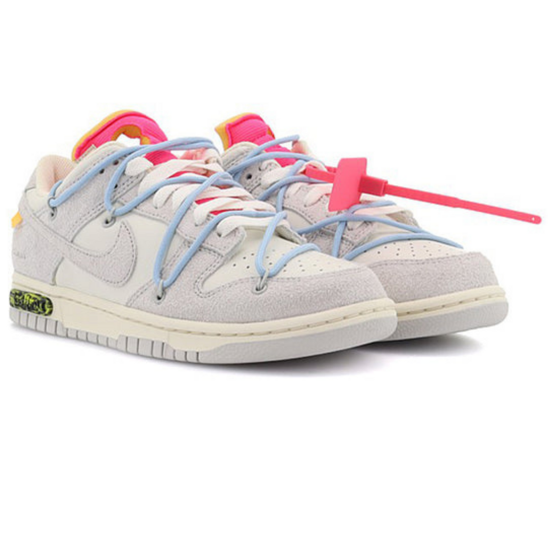 Off-White x Nike Dunk Low 'Lot 38 of 50'- Streetwear Fashion - ellesey.com