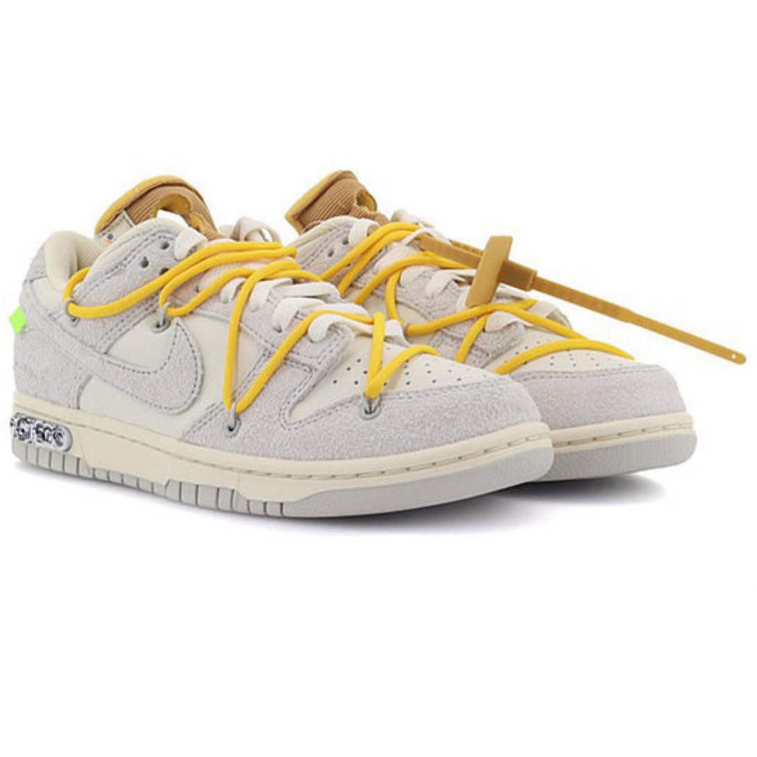 Off-White x Nike Dunk Low 'Lot 39 of 50'- Streetwear Fashion - ellesey.com