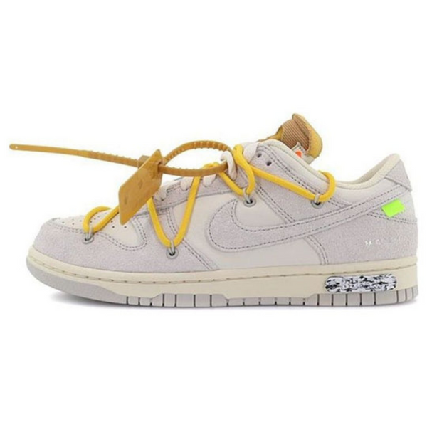 Off-White x Nike Dunk Low 'Lot 39 of 50'- Streetwear Fashion - ellesey.com