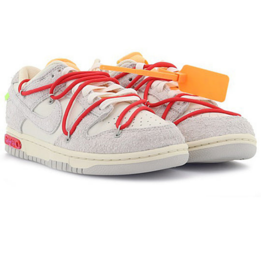 Off-White x Nike Dunk Low 'Lot 40 of 50'- Streetwear Fashion - ellesey.com