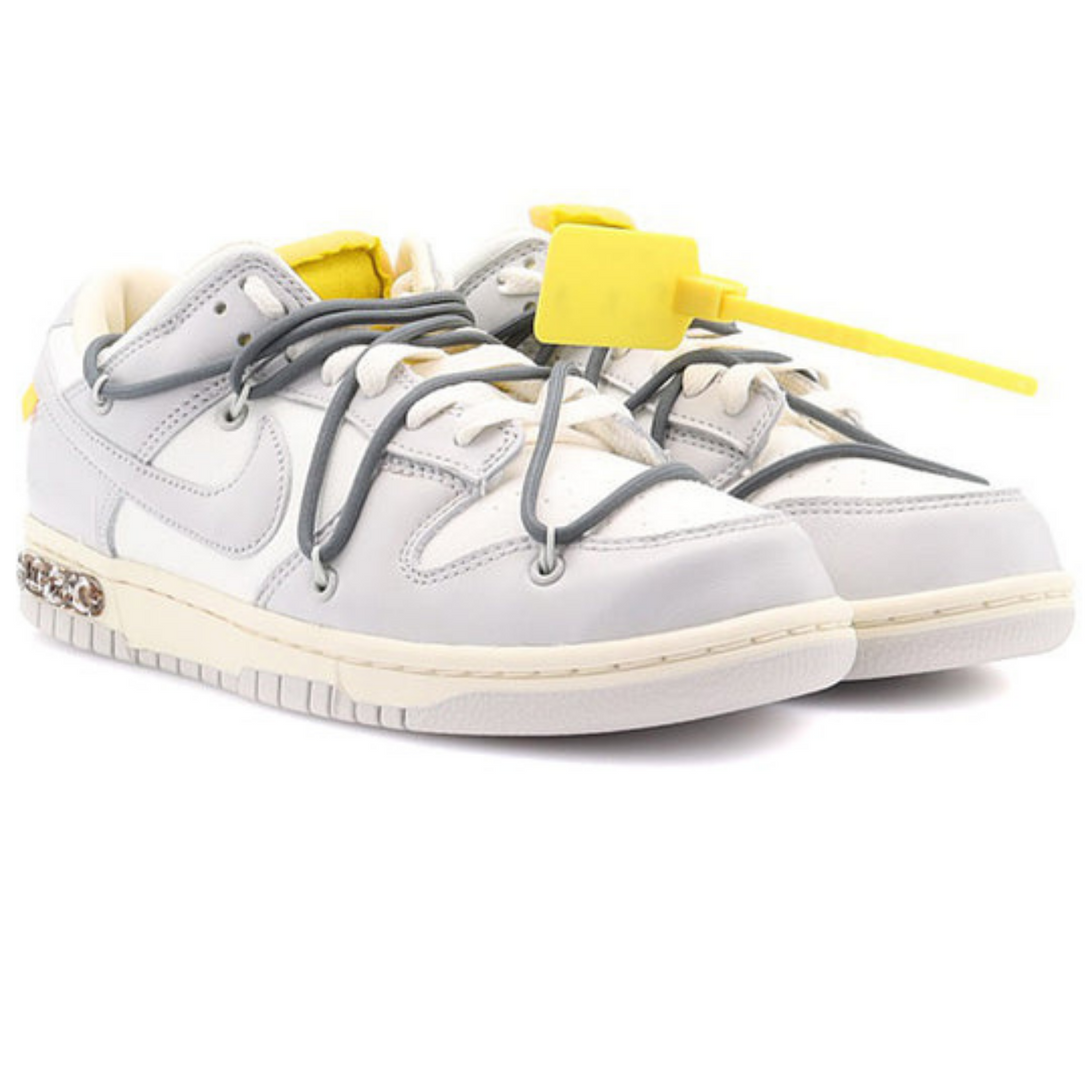 Off-White x Nike Dunk Low 'Lot 41 of 50'- Streetwear Fashion - ellesey.com