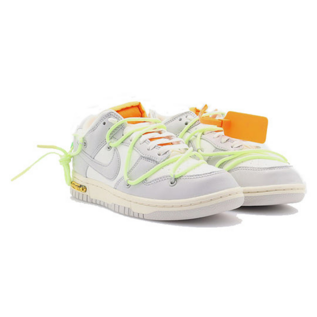 Off-White x Nike Dunk Low 'Lot 43 of 50'- Streetwear Fashion - ellesey.com