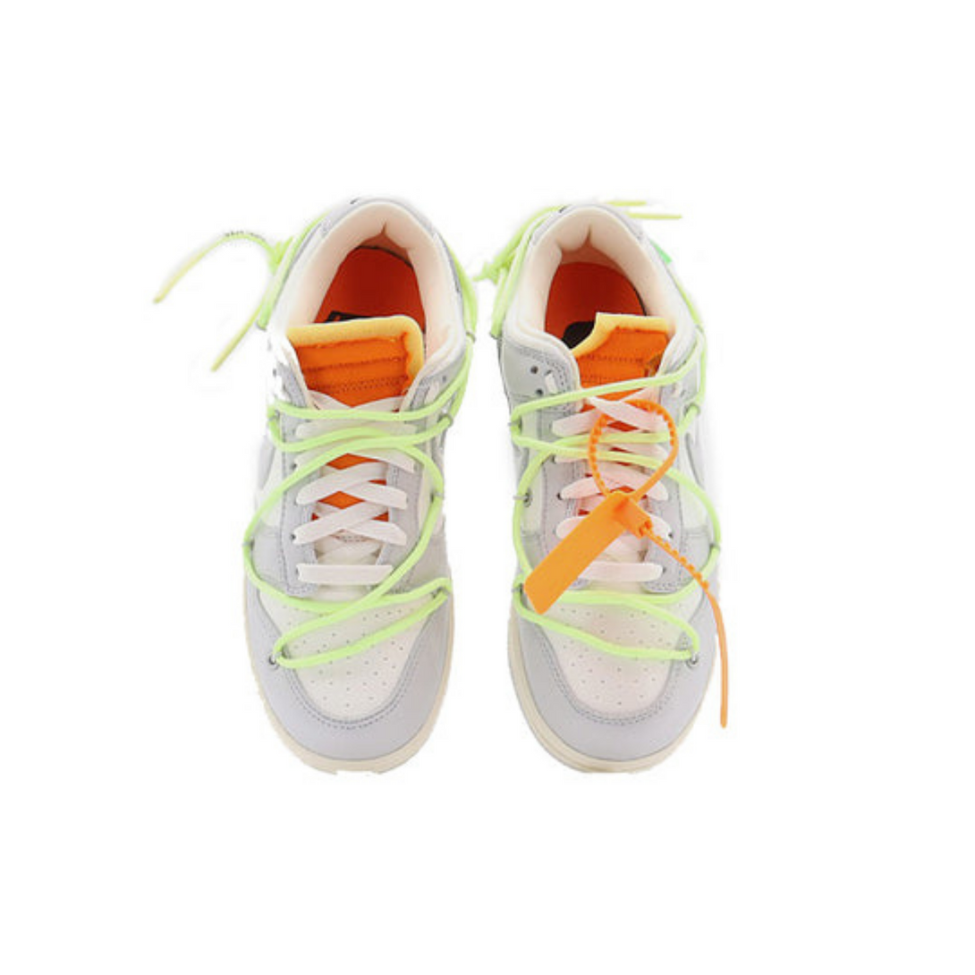 Off-White x Nike Dunk Low 'Lot 43 of 50'- Streetwear Fashion - ellesey.com