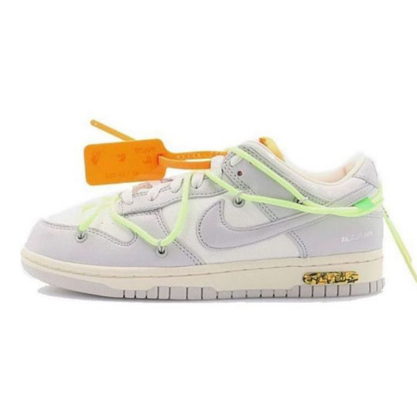 Off-White x Nike Dunk Low 'Lot 43 of 50'- Streetwear Fashion - ellesey.com
