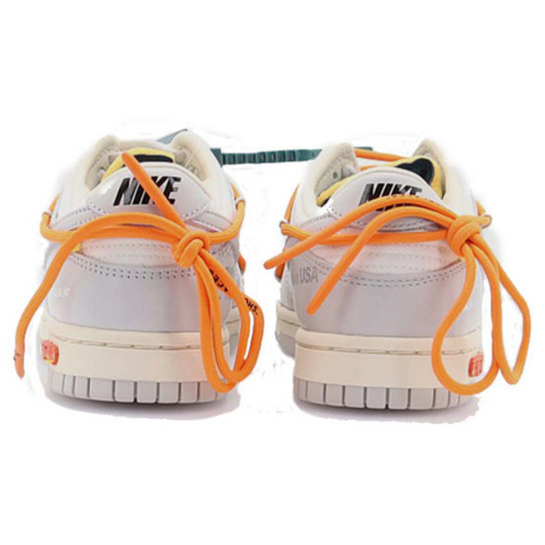 Off-White x Nike Dunk Low 'Lot 44 of 50'- Streetwear Fashion - ellesey.com