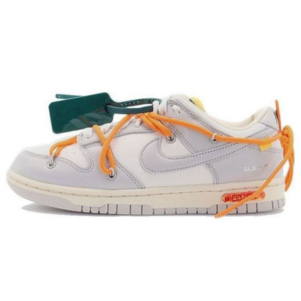 Off-White x Nike Dunk Low 'Lot 44 of 50'- Streetwear Fashion - ellesey.com