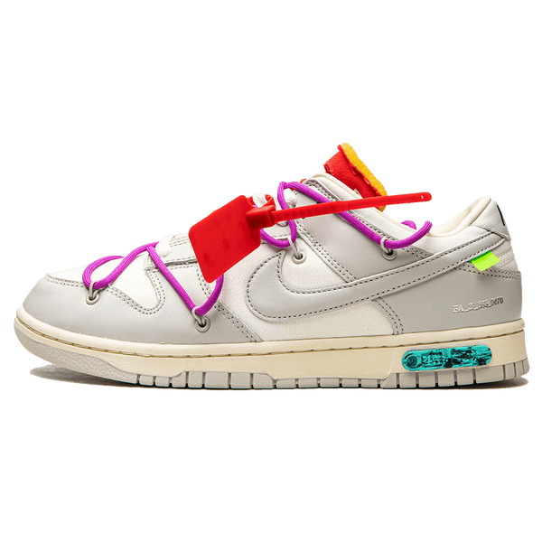 Off-White x Nike Dunk Low 'Lot 45 of 50'- Streetwear Fashion - ellesey.com