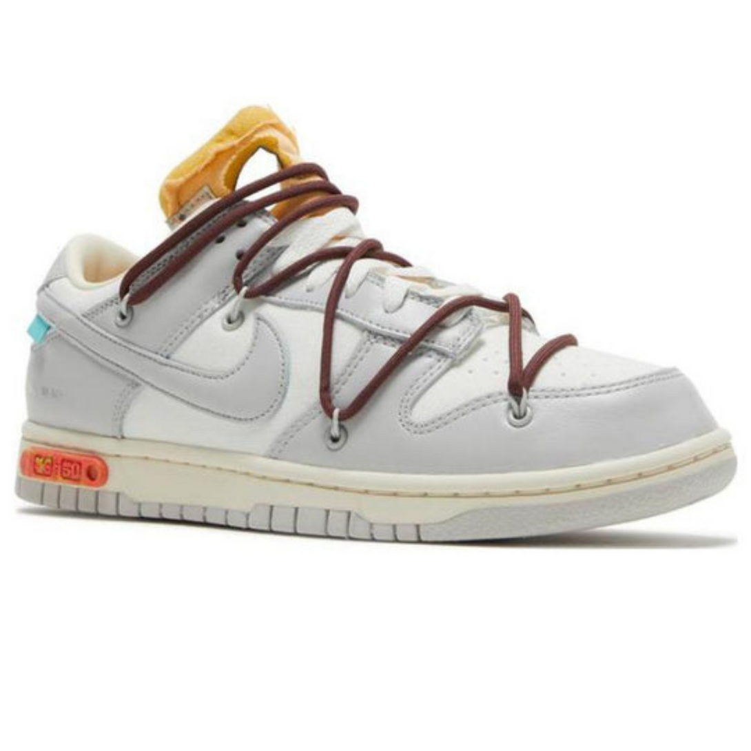 Off-White x Nike Dunk Low 'Lot 46 of 50'- Streetwear Fashion - ellesey.com