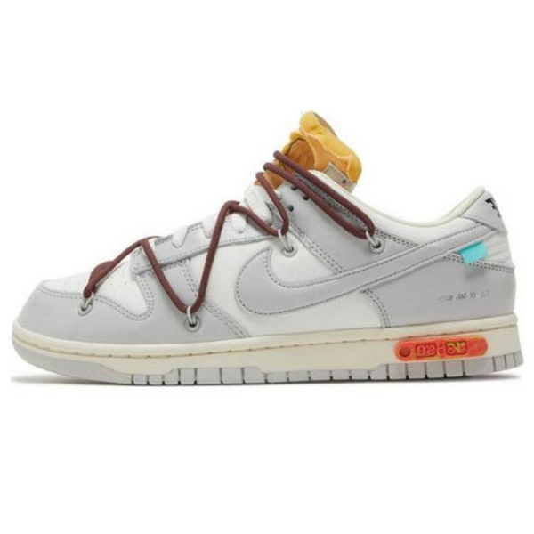 Off-White x Nike Dunk Low 'Lot 46 of 50'- Streetwear Fashion - ellesey.com