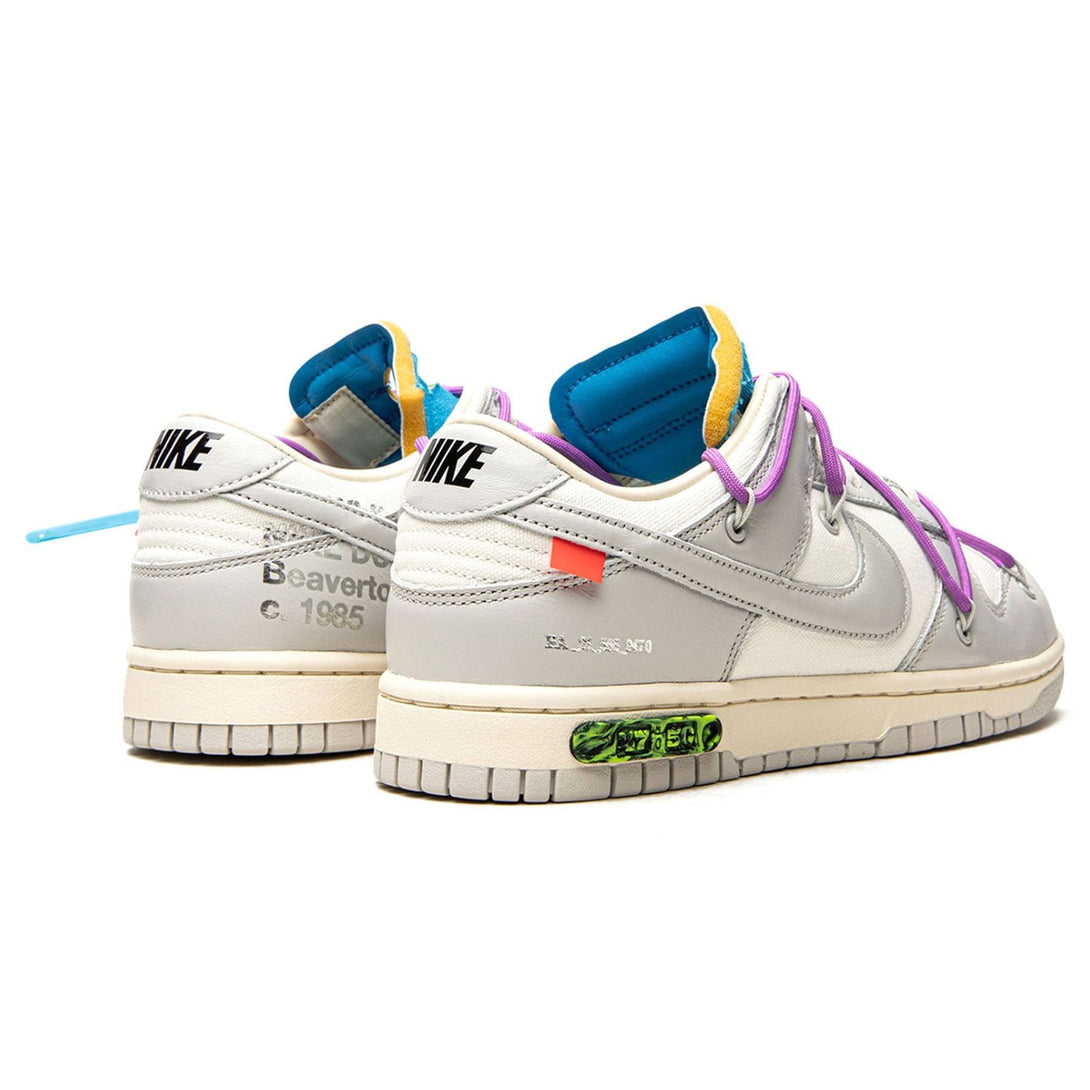 Off-White x Nike Dunk Low 'Lot 47 of 50'- Streetwear Fashion - ellesey.com
