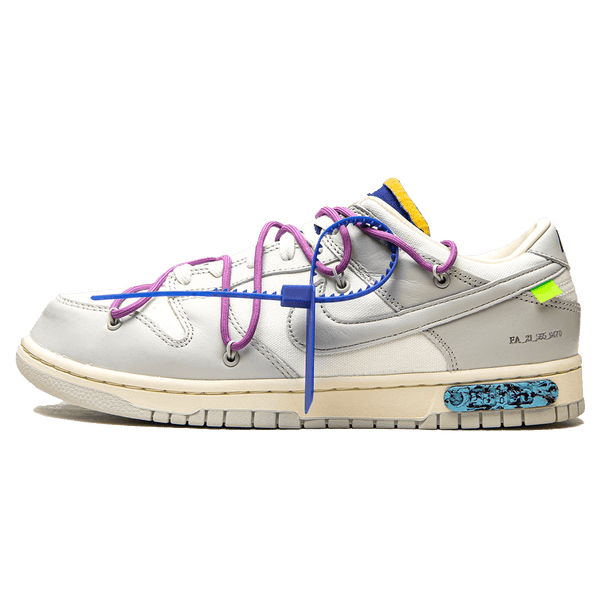 Off-White x Nike Dunk Low 'Lot 48 of 50'- Streetwear Fashion - ellesey.com