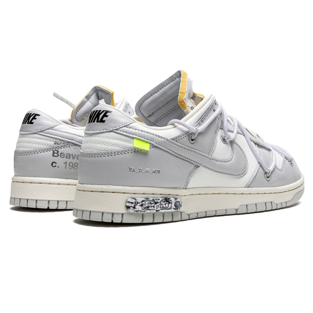 Off-White x Nike Dunk Low 'Lot 49 of 50'- Streetwear Fashion - ellesey.com