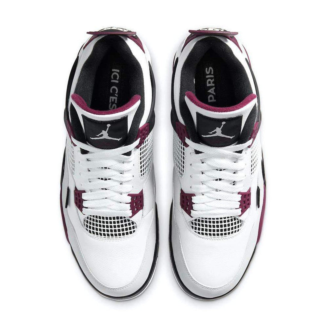 Paris Saint-Germain x Air Jordan 4 Retro 'Bordeaux'- Streetwear Fashion - ellesey.com