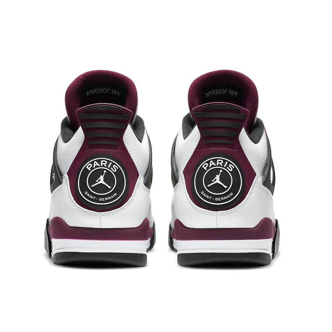 Paris Saint-Germain x Air Jordan 4 Retro 'Bordeaux'- Streetwear Fashion - ellesey.com