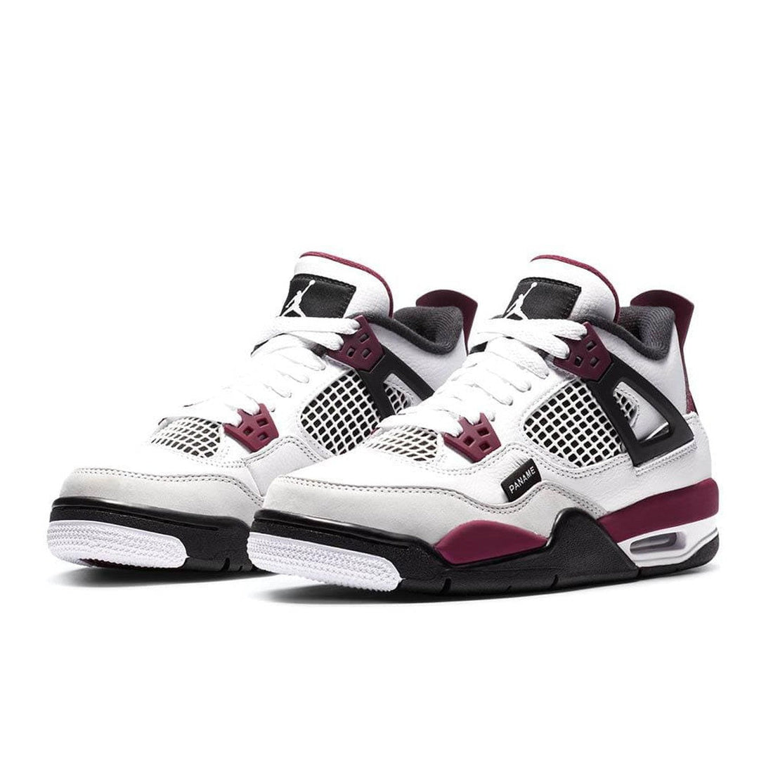 Paris Saint-Germain x Air Jordan 4 Retro GS 'Bordeaux'- Streetwear Fashion - ellesey.com