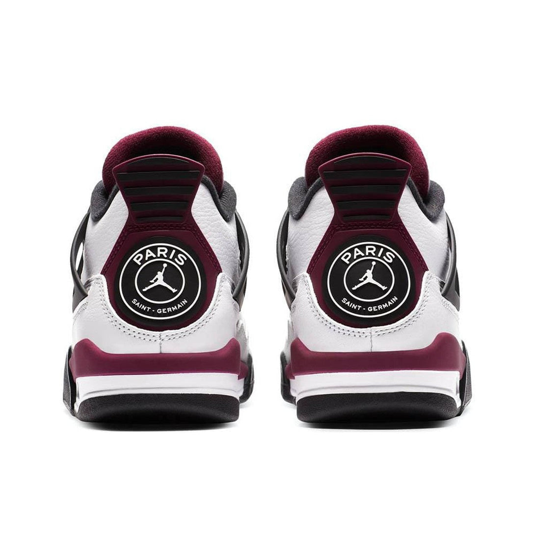 Paris Saint-Germain x Air Jordan 4 Retro GS 'Bordeaux'- Streetwear Fashion - ellesey.com