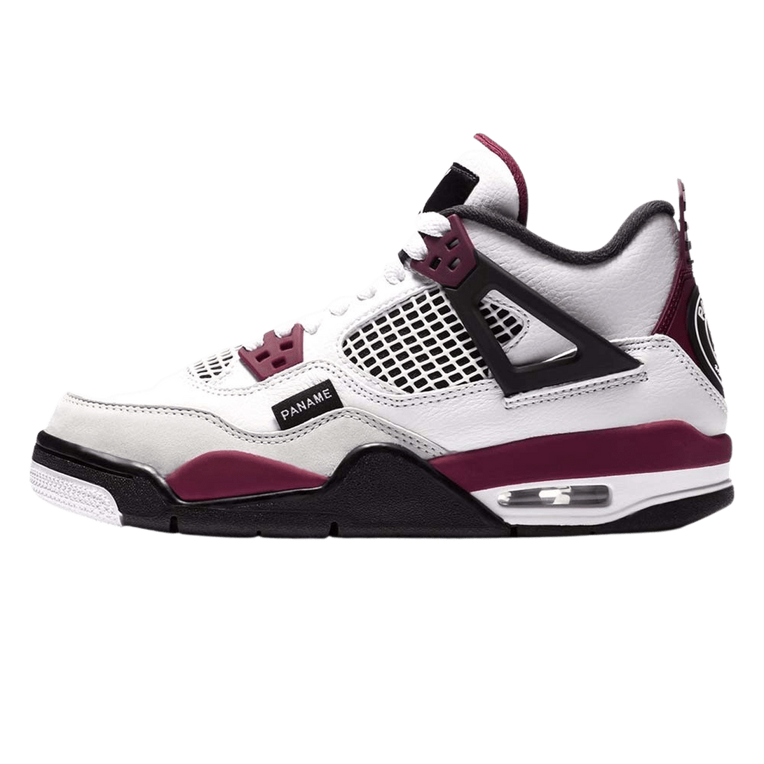 Paris Saint-Germain x Air Jordan 4 Retro GS 'Bordeaux'- Streetwear Fashion - ellesey.com