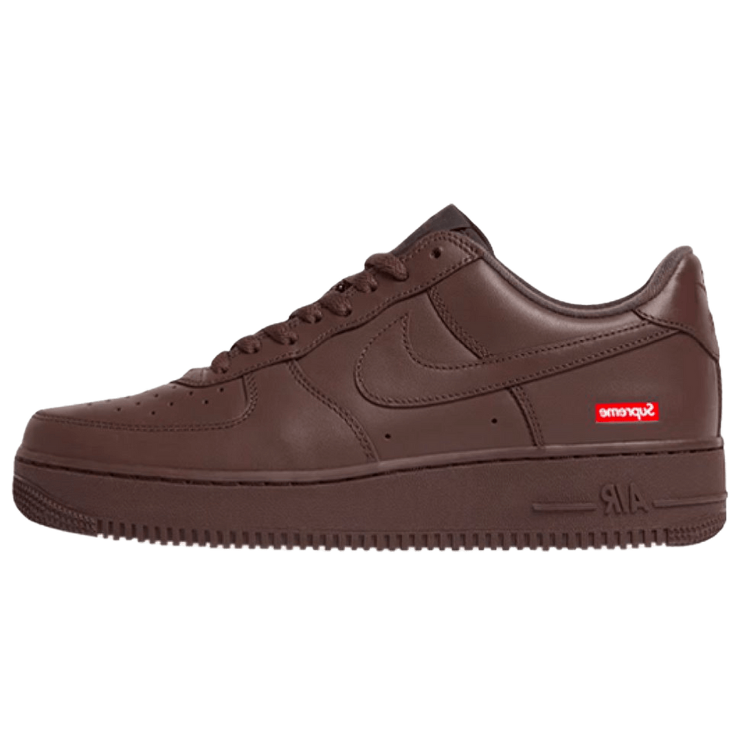 Supreme x Air Force 1 Low 'Box Logo - Baroque Brown'- Streetwear Fashion - ellesey.com