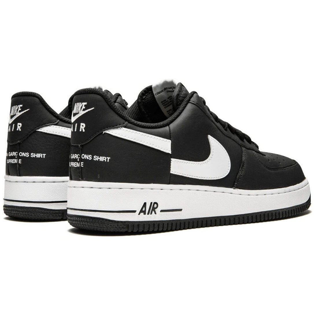 Supreme x Comme des Garçons SHIRT x Air Force 1 Low 'Black'- Streetwear Fashion - ellesey.com